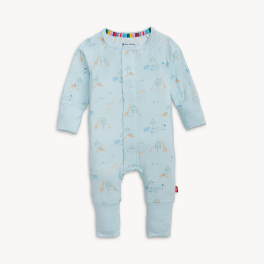 Serene Safari Blue Modal Convertible Coverall