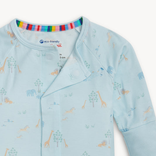 Serene Safari Blue Modal Convertible Coverall